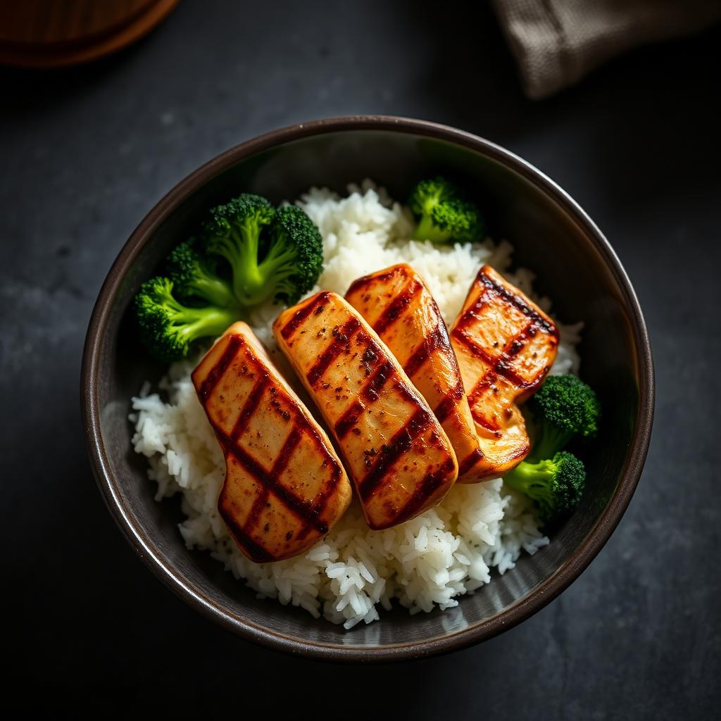 Chicken Rice & Broccoli Bowl