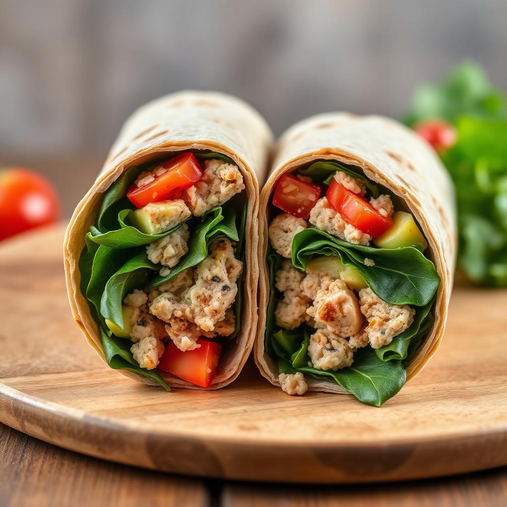 Tuna Salad Whole-Wheat Wrap